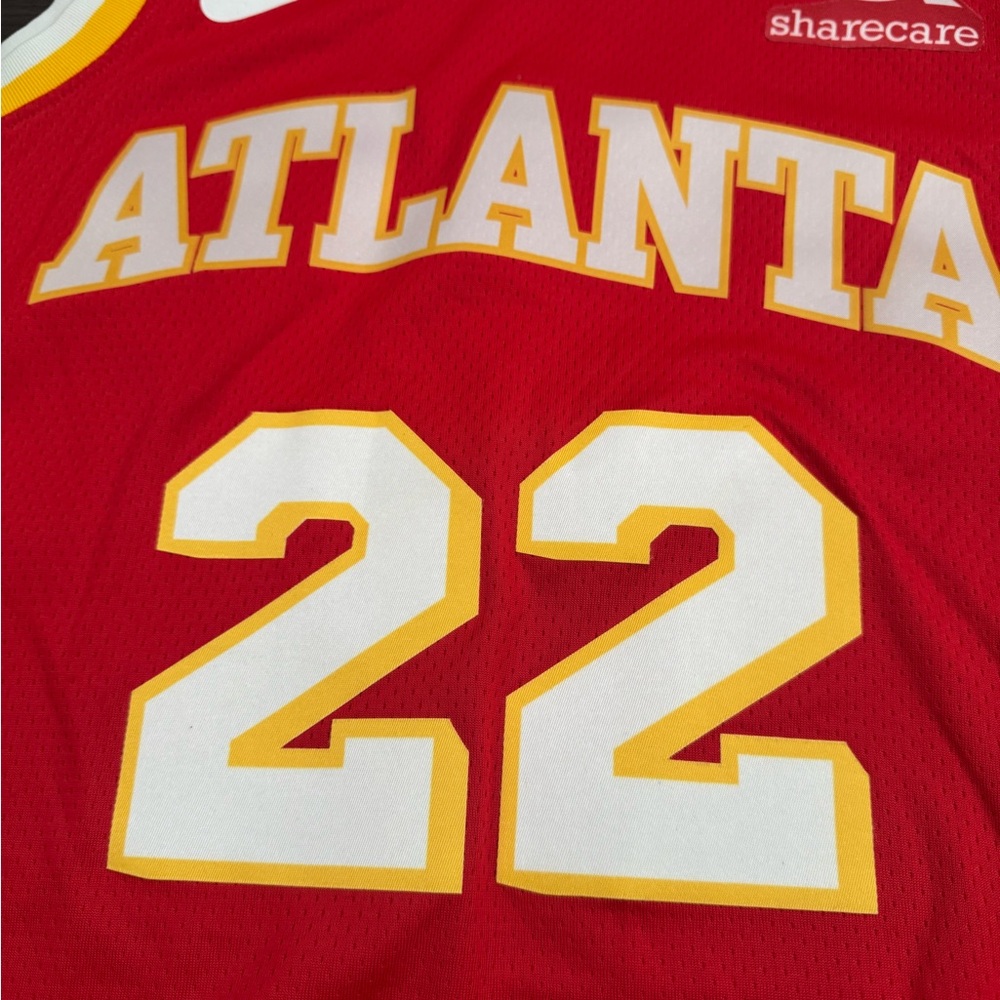 Nike Atlanta Hawks #22 NBA Swingman Icon Edition Dri-Fit Jersey Men’s 48 L NWT - Picture 4 of 10